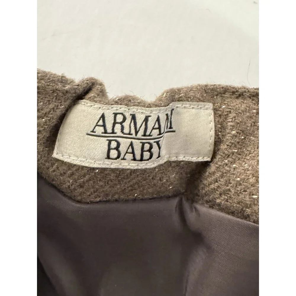 Georgio Armani Brown Belted Baby Skirt 12 Month X12